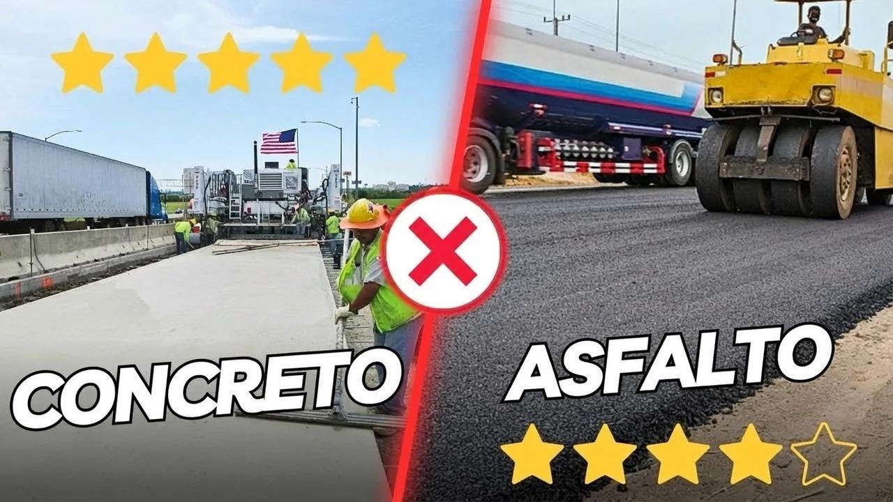 Concreto ou asfalto: qual é a melhor escolha para as ruas?