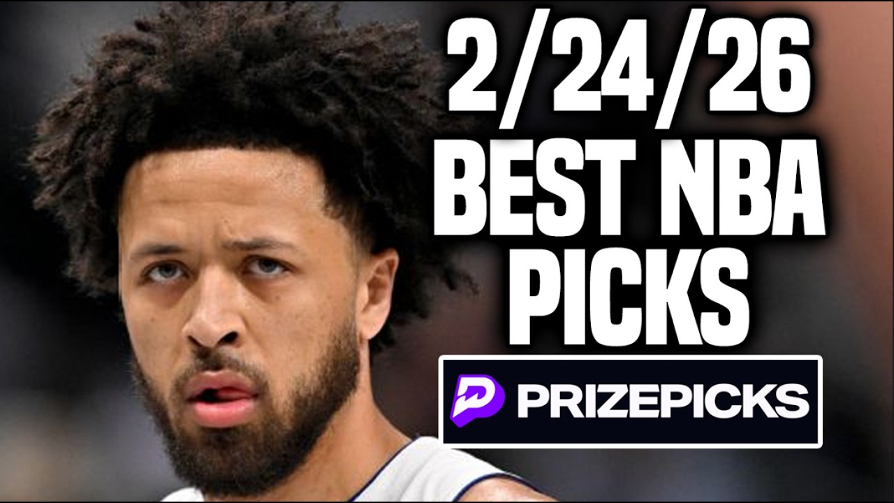 PRIZEPICKS TODAY NBA TUESDAY 2/24/26 - FREE PICKS! (4-0 SWEEP!) - BEST PLAYER PROPS - NBA TODAY