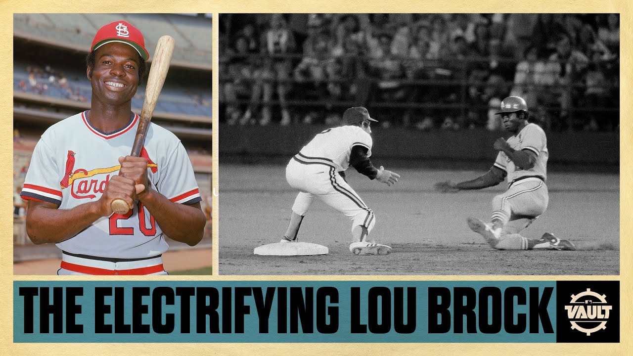 The ELECTRIFYING Lou Brock was one-of-a-kind on the field!