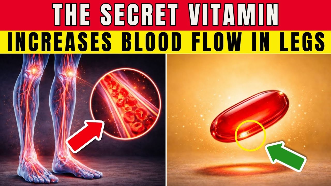 Take These 3 Vitamins for Stronger Legs Fast After 60 |  Senior Health Tips