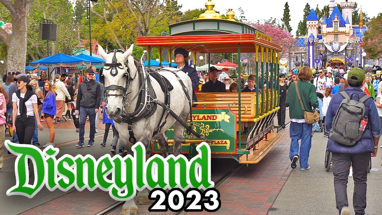 Horse-Drawn Street Car - Main Street Vehicles 2023 - Disneyland Rides [4K POV]