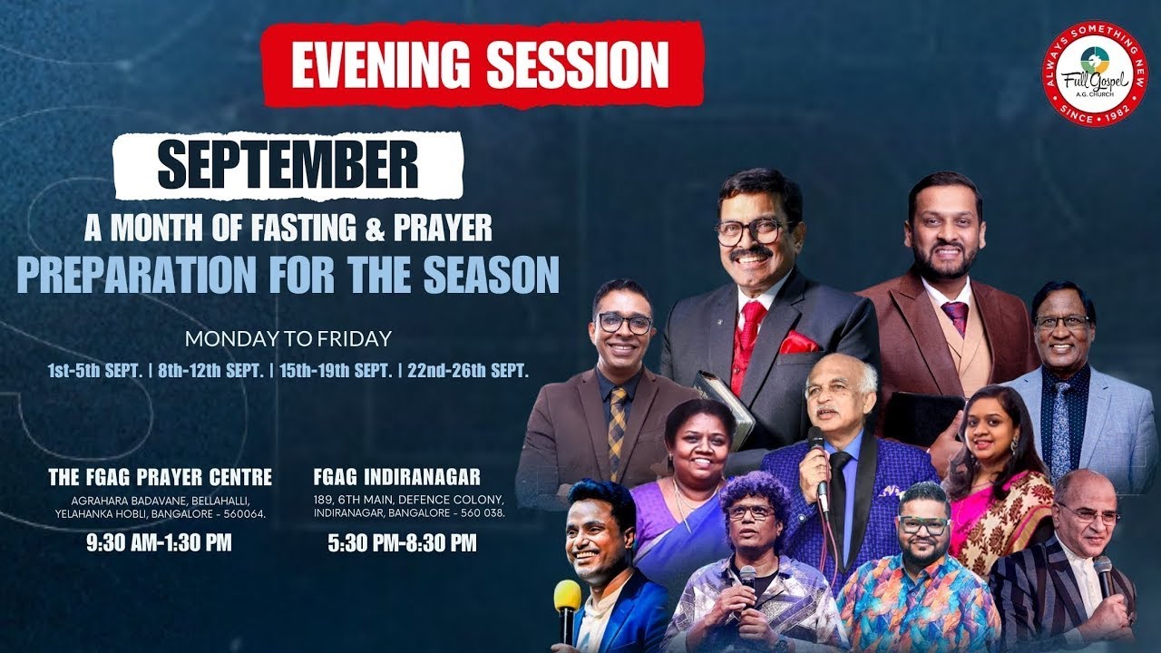 🔴🅻🅸🆅🅴 Fasting & Prayer - Preparation for the SEASON - Evening Session Day 7 || FGAG CHURCH
