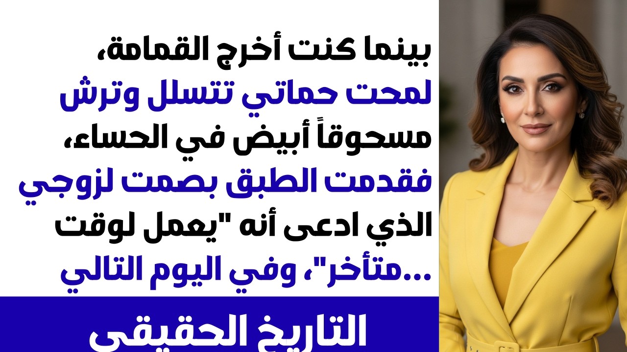 قفشت حماتي وهي تحط بودرة غريبة في الشوربة⁉️🍲 قدمتها لزوجي وما حدث في الصباح التالي صدم الجميع...🤫
