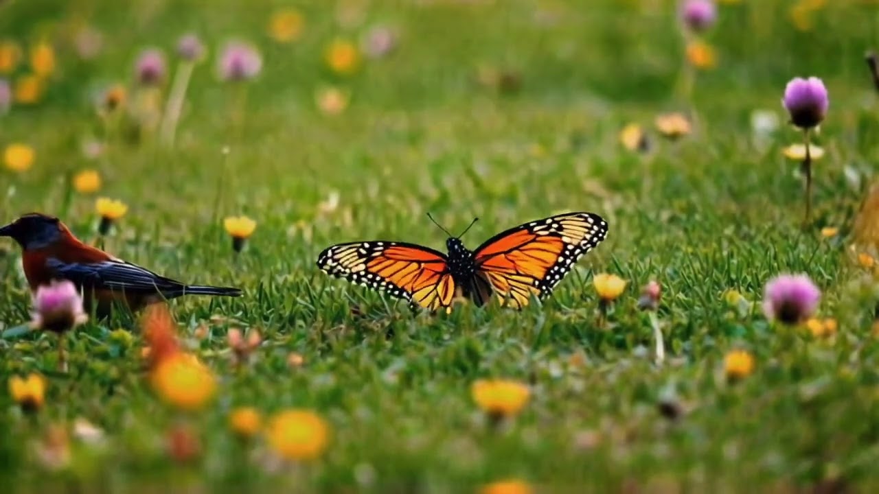 PawVisionTV 🐾 Spring Garden Fun for Cats 🐦🦋 Endless Entertainment