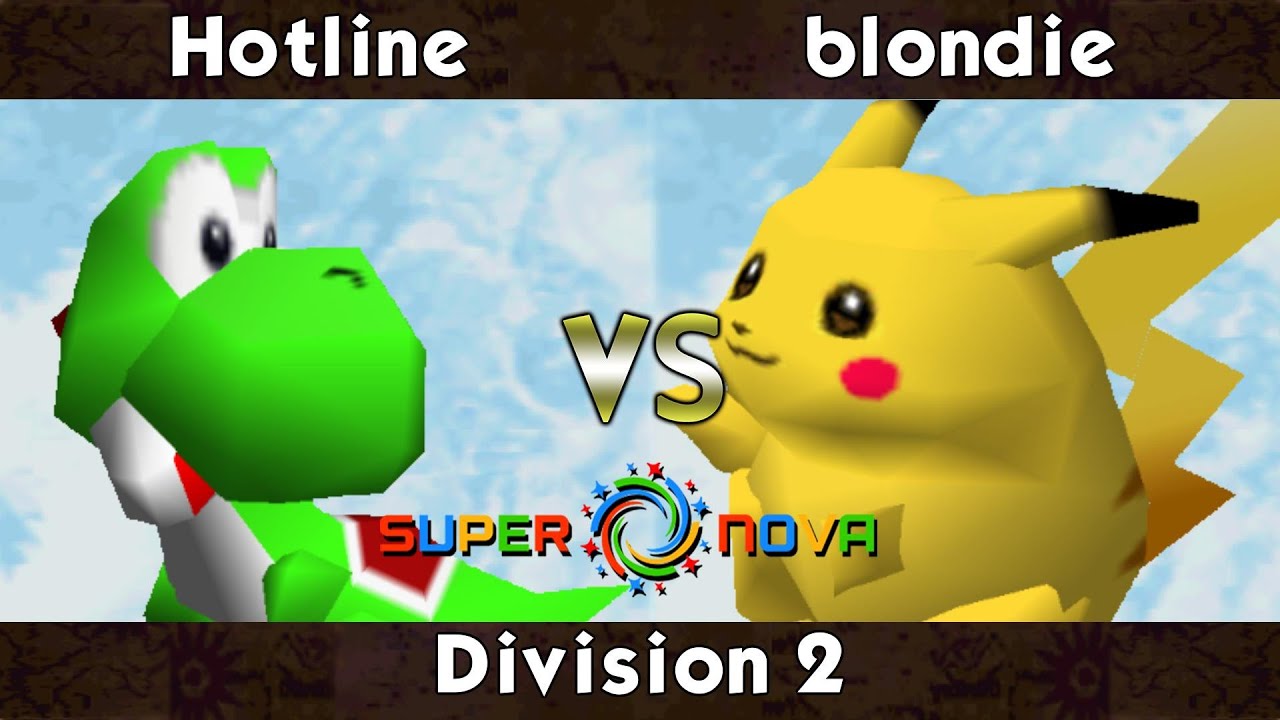 Supernova 2025 - Hotline (Yoshi) Vs. blondie (Pikachu) Smash Bros - SSB64