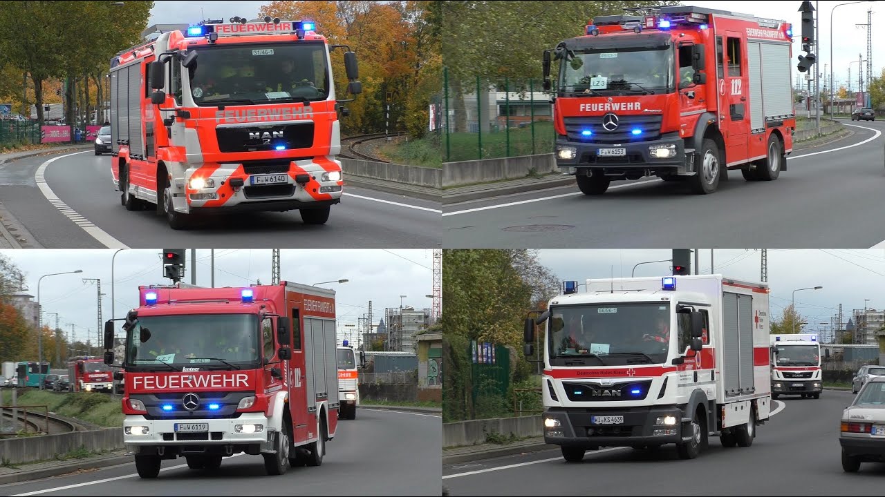 [Bullhorn] Einsatzfahrten zur Jahresabschlussübung der Jugendfeuerwehr Frankfurt/Main