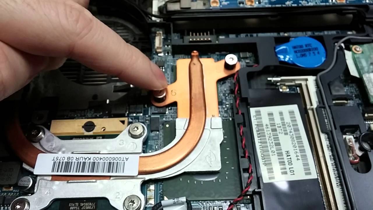 HP Compaq NC6400 complete teardown MoBo swap pt1