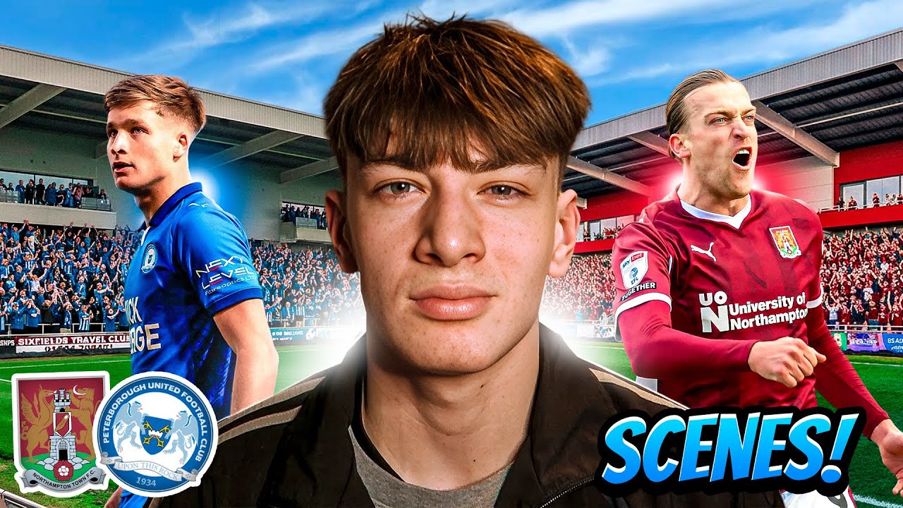 INTENSE BATTLE IN THE NENE DERBY! NORTHAMPTON TOWN vs PETERBOROUGH UNITED