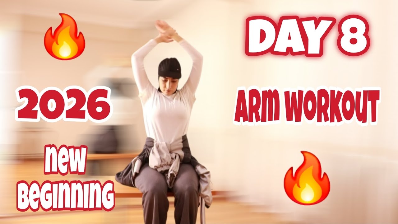 DAY 8 🔥 | BurnFit 2026 – Arms & Shoulders Burn | نحت الذراعين والأكتاف
