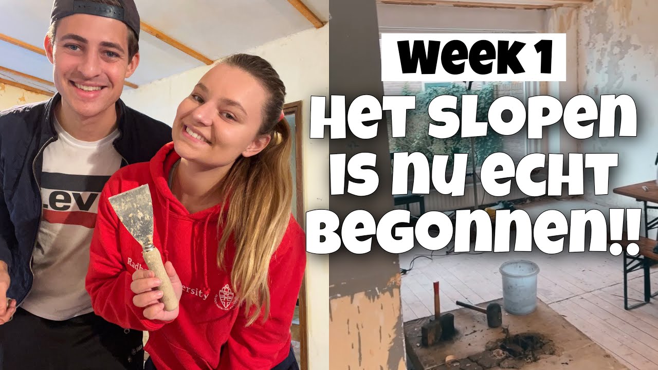 HET SLOPEN IS BEGONNEN - EERSTE WEEK VAN DE VERBOUWING! | Joyce Rikken