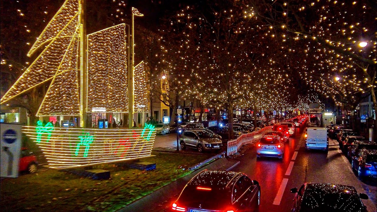 Colorful Berlin City during Christmas and New Year