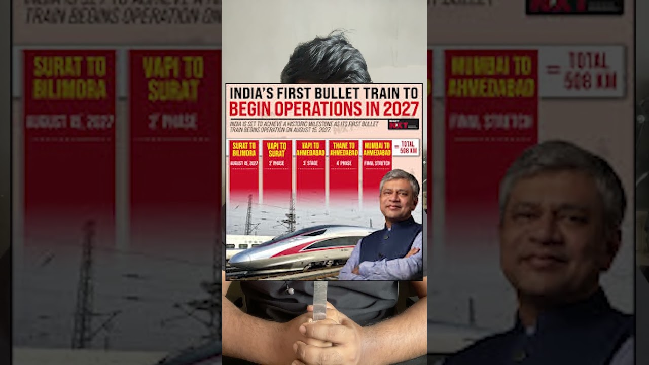 India's first bullet train 🚄 | When will the Mumbai&ndash;Ahmedabad line run?