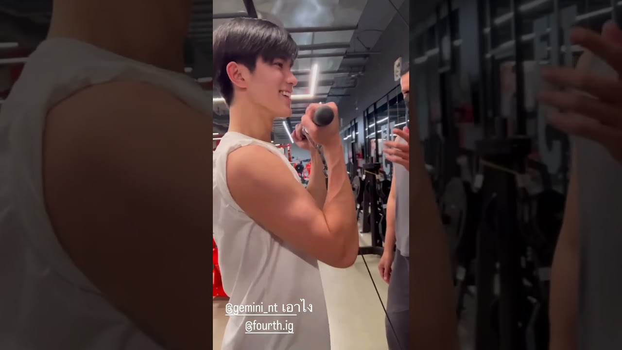 I love moment like this กล้ามน้องโฟร์ทใหญ่มาก #fourth น้องโฟร์ทกับพี่ตั้ง