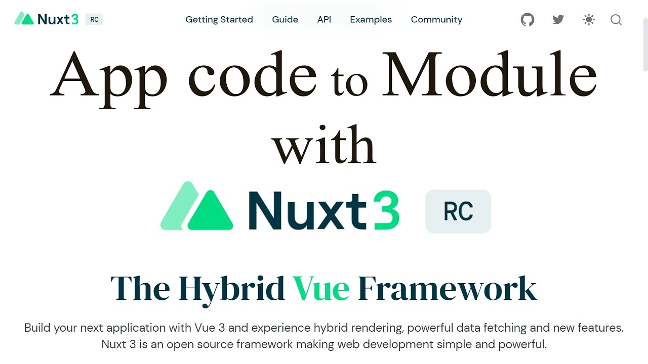 Reusable code with a Nuxt 3 Module
