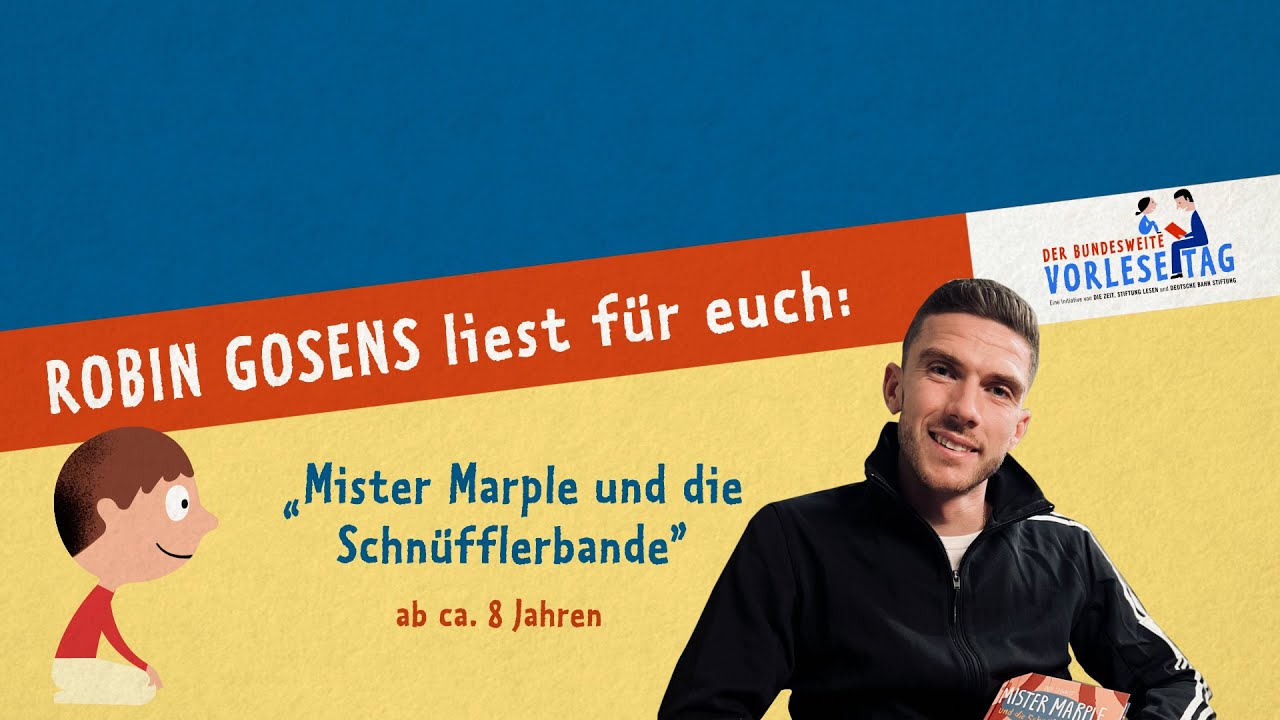 Vorlesetag 2021: Robin Gosens liest 