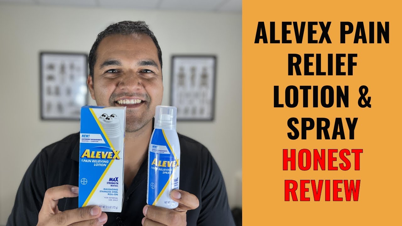 AleveX Pain Relieving Lotion & Spray - Honest Physical Therapist Review