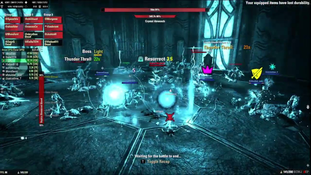 ESO vet Lucent Citadel mirror boss dps pov