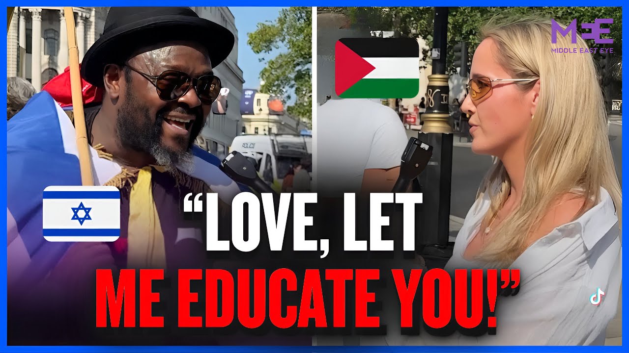 &lsquo;Pro-Palestinian Journalist&rsquo; CONFRONTS Israel Protester On Gaza, Backfires SPECTACULARLY!