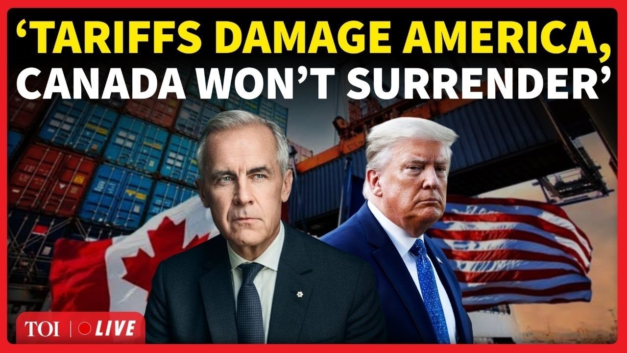 &lsquo;U.S. ECONOMY IN RECESSION&rsquo;: Carney&rsquo;s Old Tariff Warning To Trump Goes Viral | US-Canada War
