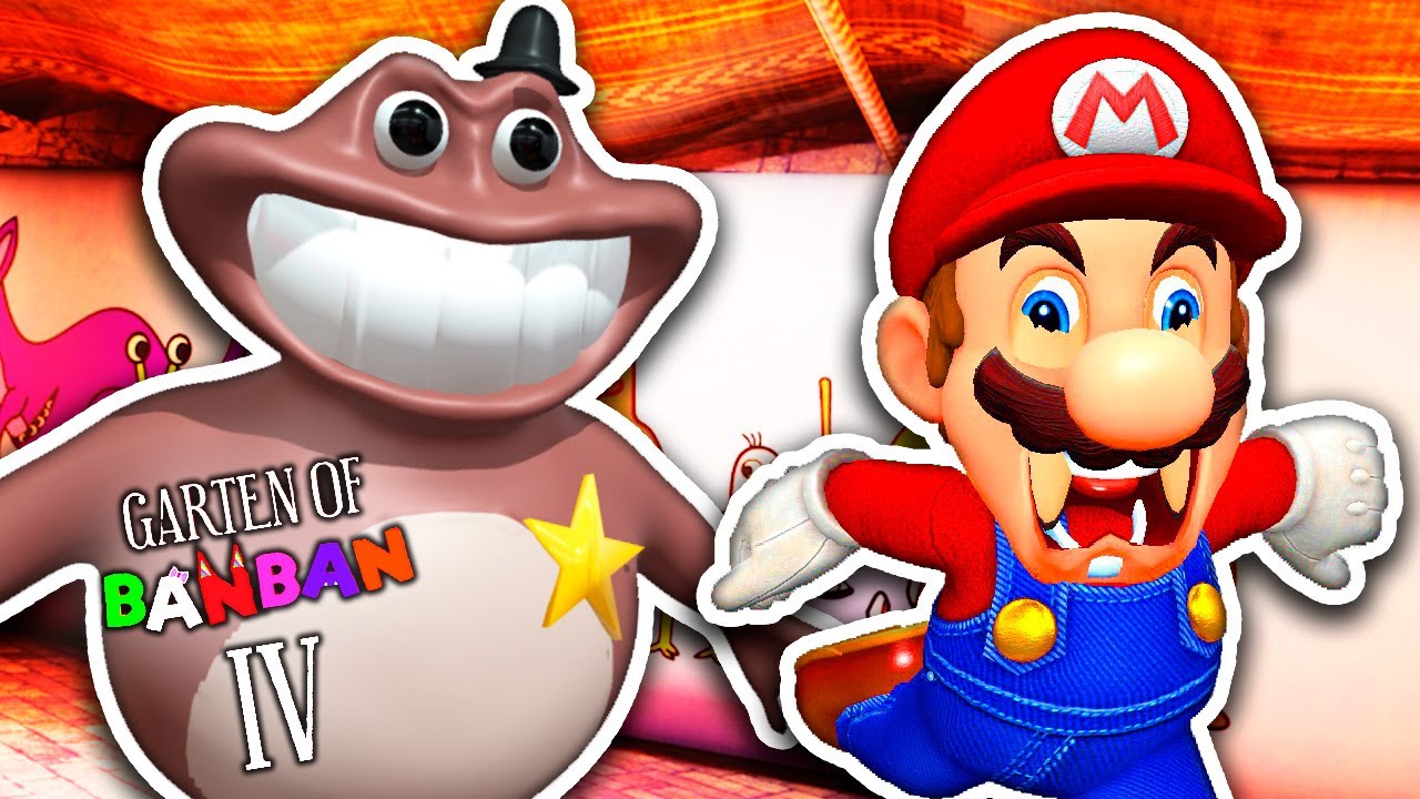Mario Plays Garten Of Banban 4