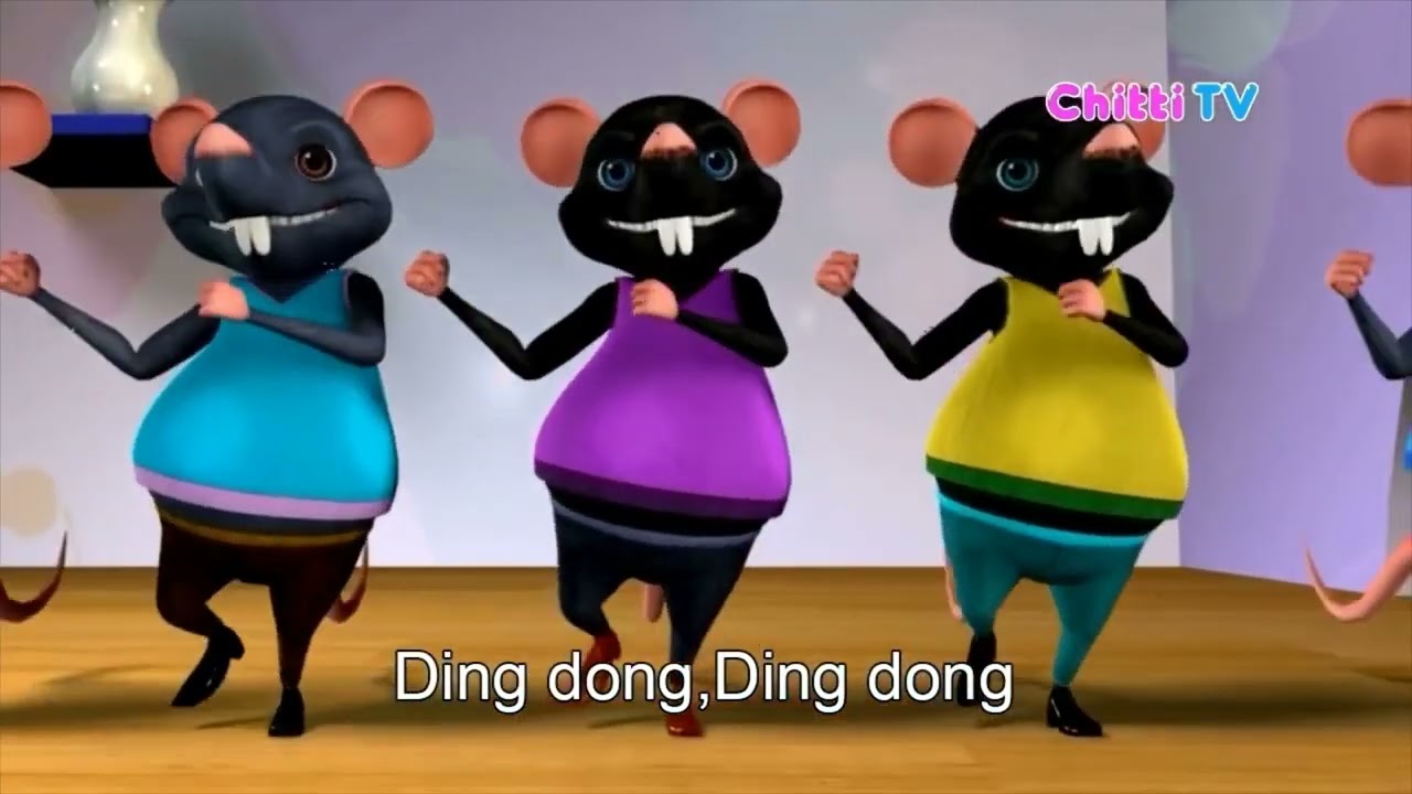 Hickory, Dickory  Dock | Nursery Rhymes | Chitti TV