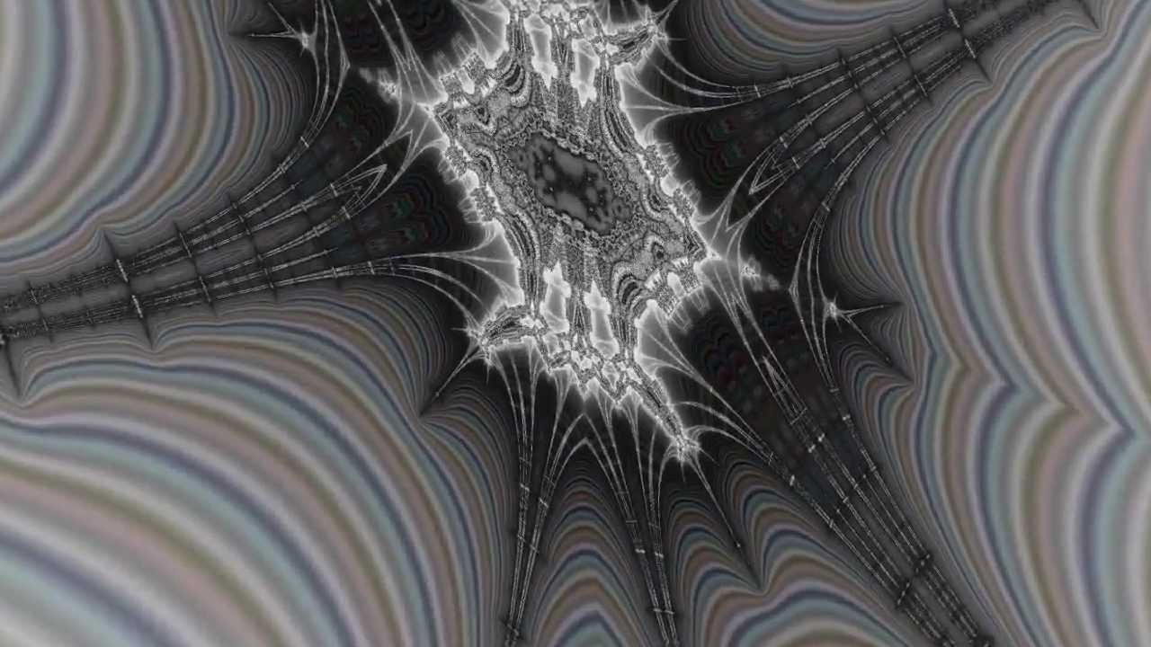 Black'n White? Not Quite - Burning Ship Fractal Zoom