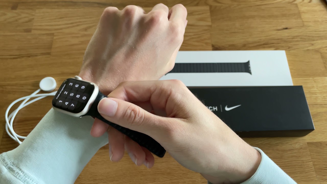 Apple Watch Series 7 41mm Polarstern mit Leather Link Lederarmband | Unboxing | Hands-on