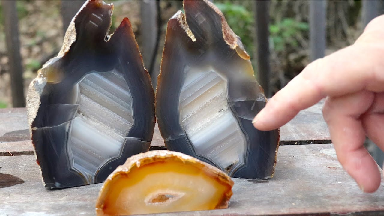 How to Polish Brazil Agate Rock using Inland Flat Lap
