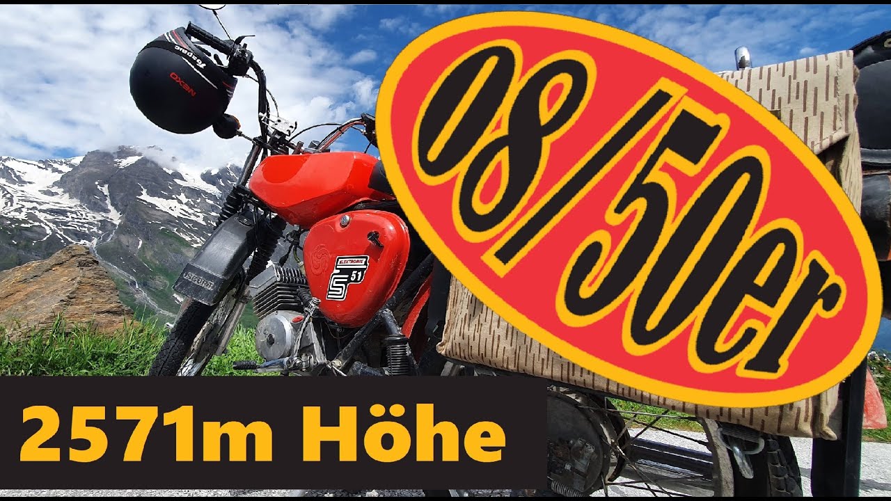 08/50er Großglockner 50ccm Moped Tour 2022
