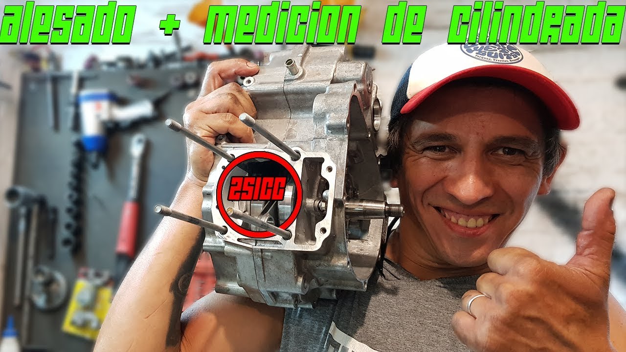 ALESADO de CÁRTER de HONDA TITAN 150cc-251cc + MEDICIÓN de CILINDRADA de MOTO // *De 57.3mm a 72mm*