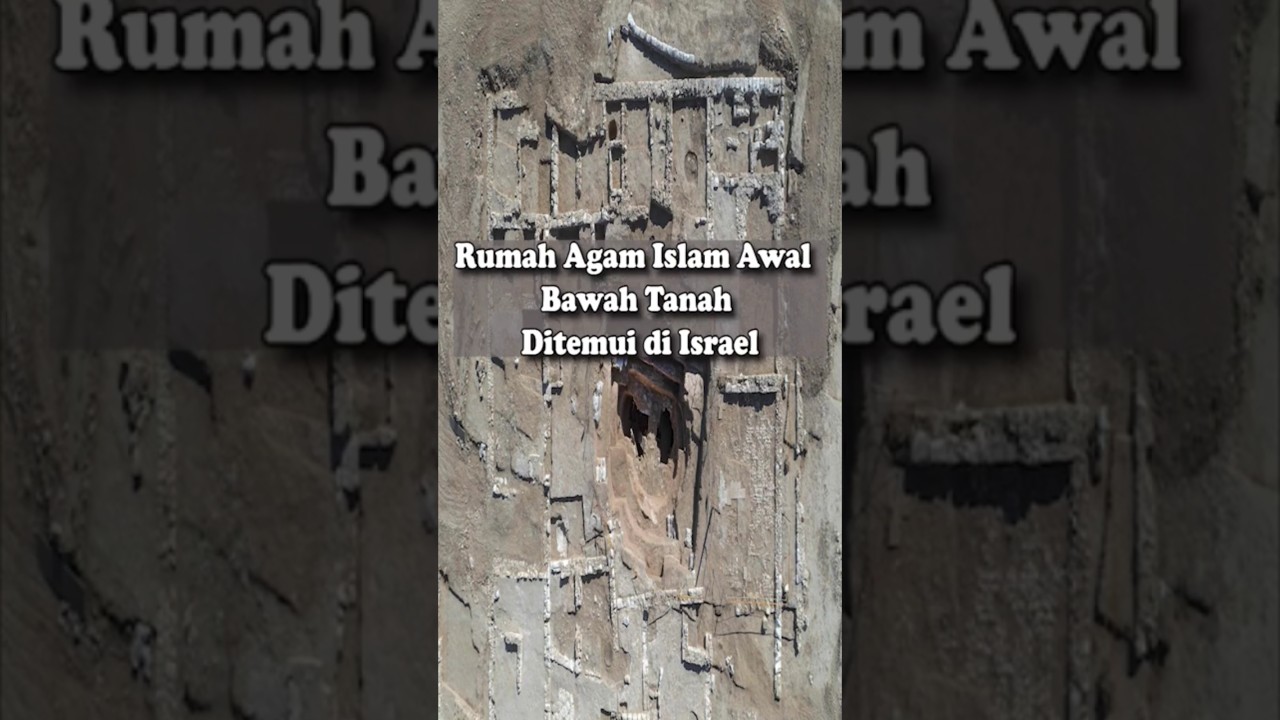 Rumah Agam Islam Awal Bawah Tanah Ditemui di Israel #shorts