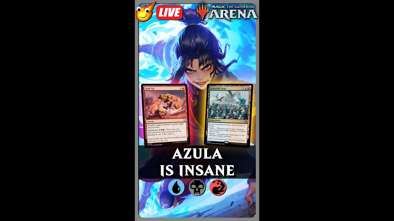 🔴 LIVE | Azula is CRAZY GOOD (if you know how to use her) |  Pioneer MTG Arena (Portrait)