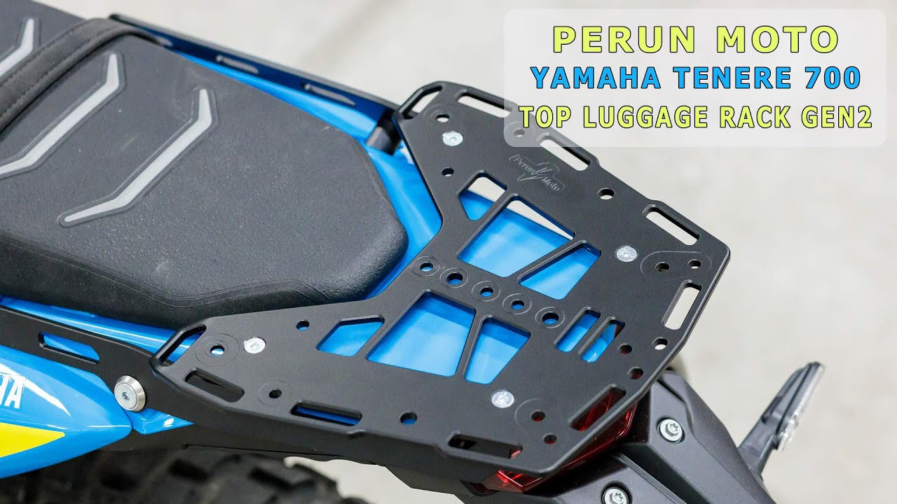 Perun moto Top luggage rack (Gen2) for Yamaha Tenere 700 -  What's new & why it matters