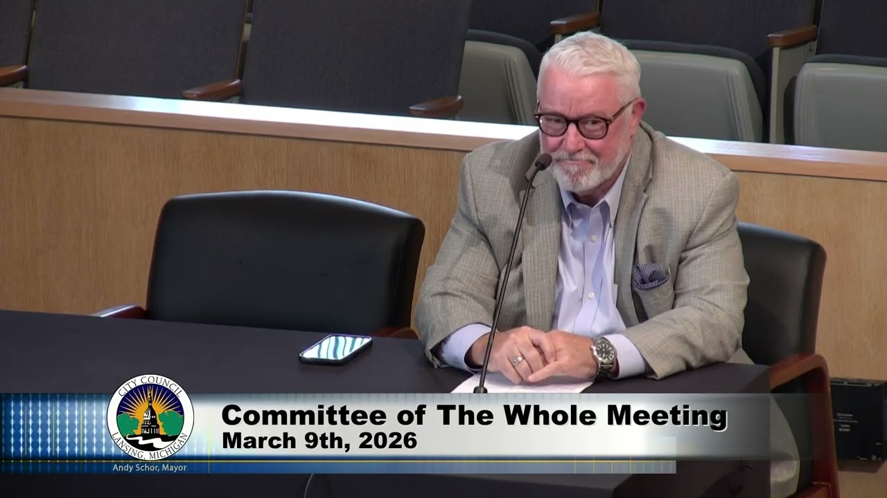 March 9th, 2026 Committee of the Whole Meeting
