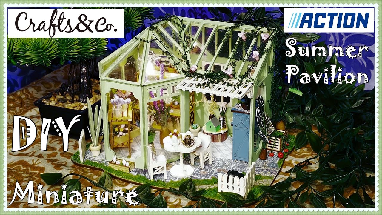 DIY Miniature Summer Pavilion