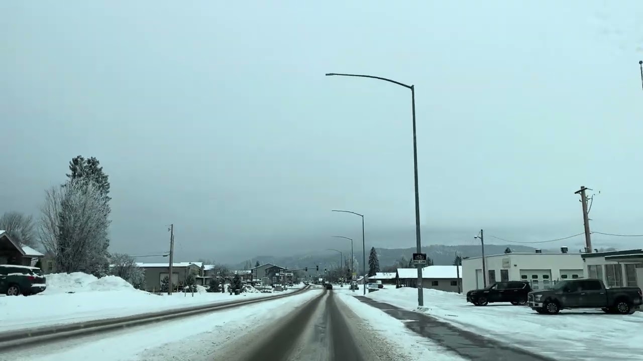 Marami snow may ice pa. Winter in Montana. 