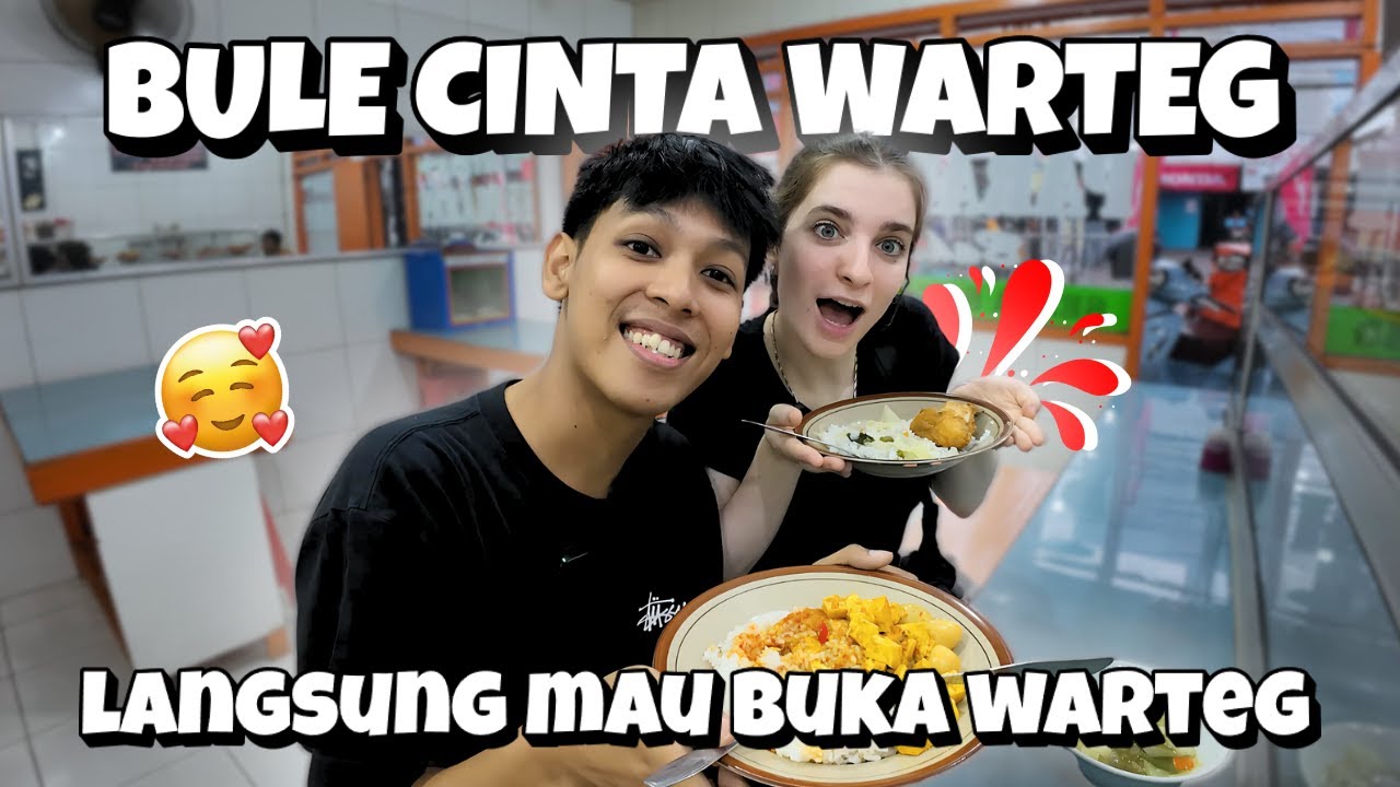 Coba Masakan Warteg Bikin Cewek Bule Polandia Terkejut! Enak dan Murah, Wajib Dicoba!