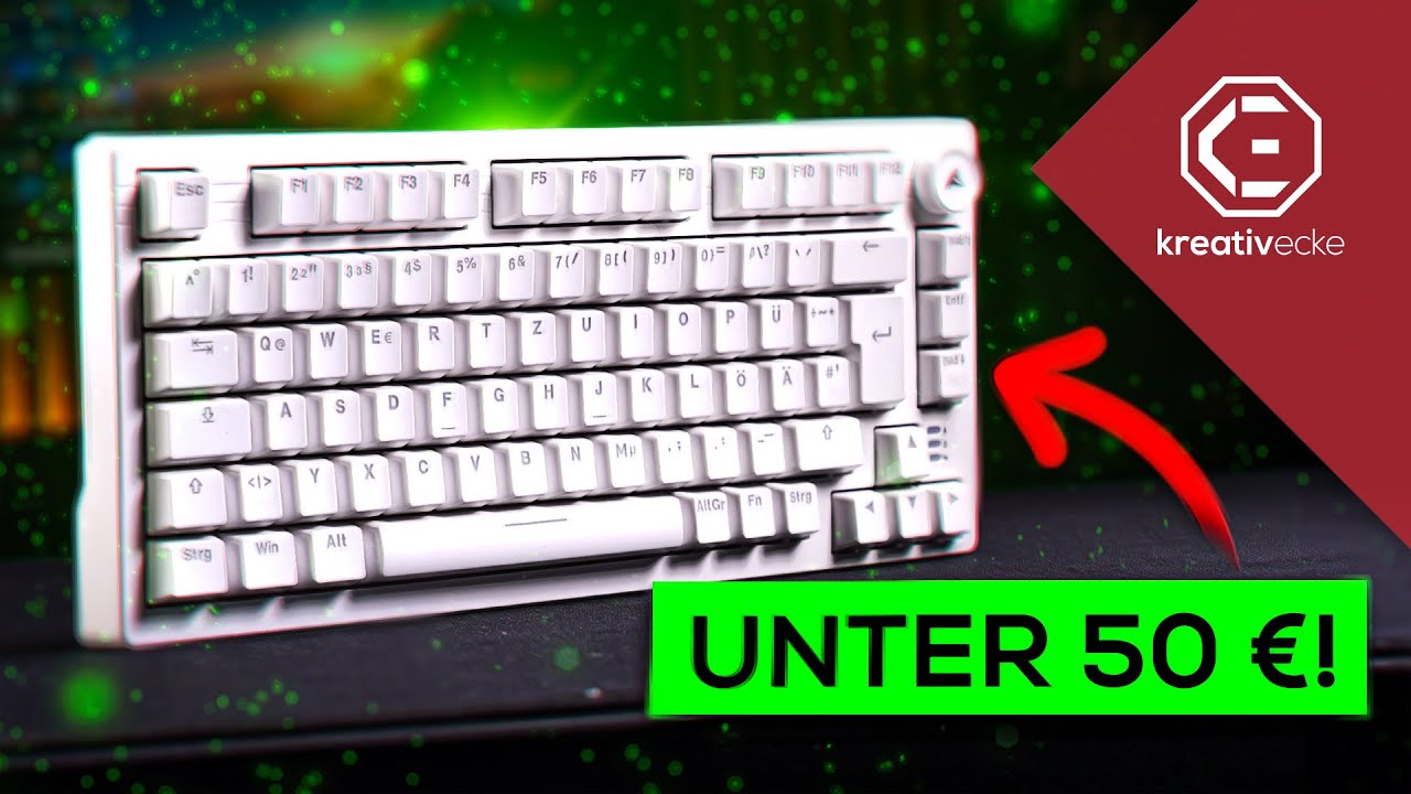 WAHNSINN! Die BESTE Gaming Tastatur UNTER 50€! Hot Swap, knob und genialer Klang! Sharkoon SGK25