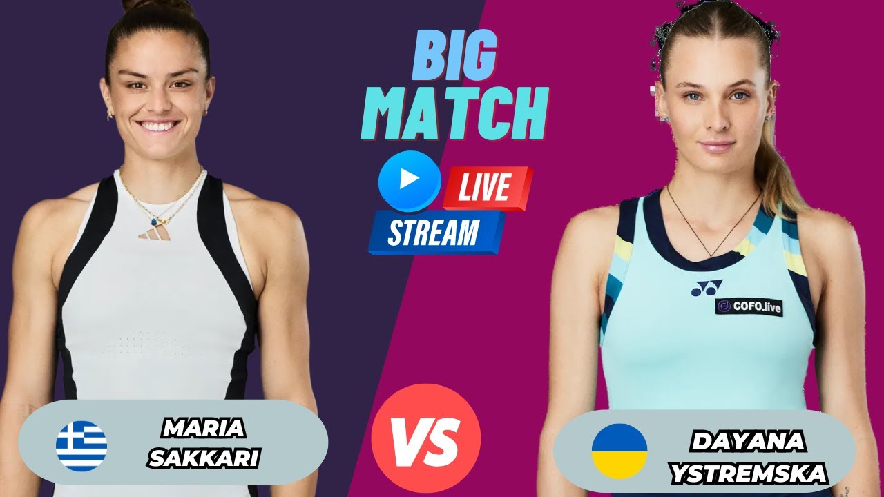 WTA LIVE MARIA SAKKARI VS DAYANA YASTREMSKA WTA LINZ OPEN 2025 TENNIS PREVIEW STREAM