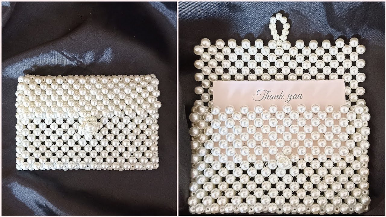 Beaded bag tuto for beginners/cartera de perlas/شنطة بالخرز/بورتفيه بالخرز/porte monnaie en perles
