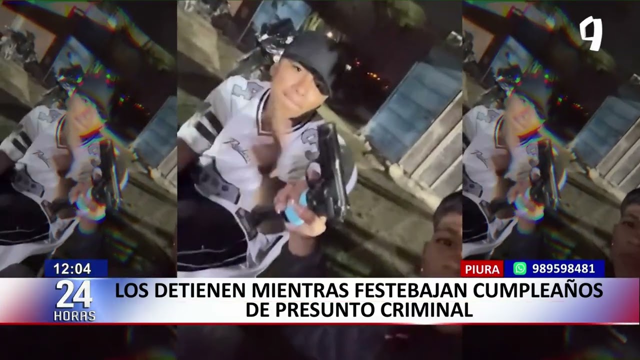 Piura: diez detenidos tras fiesta donde se exhibían armas y se realizaron disparos