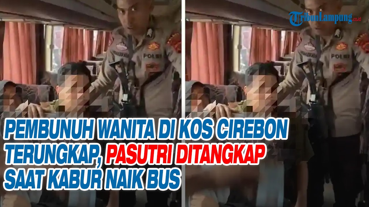 Pembunuh Wanita di Kos Cirebon Terungkap, Pasutri Ditangkap Saat Kabur Naik Bus