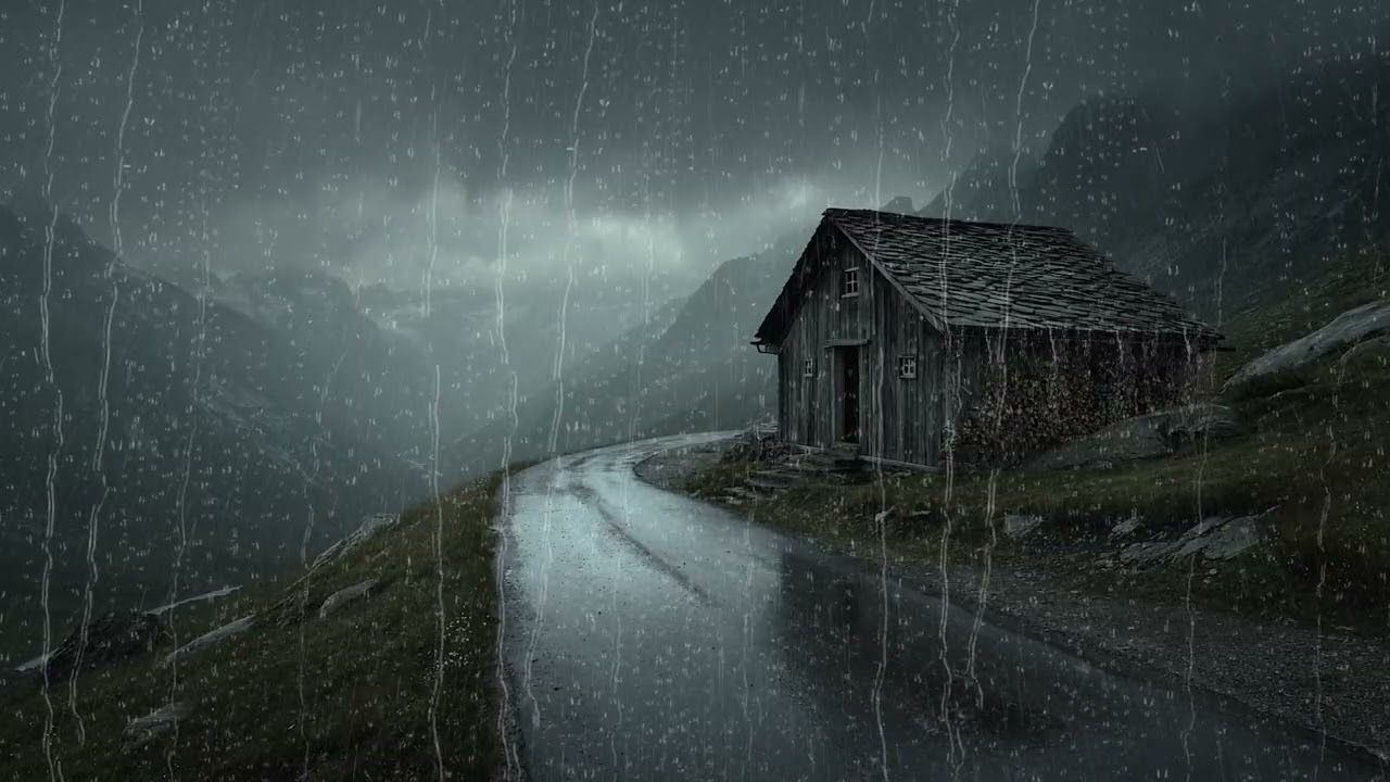 Rain & Thunderstorm Ambience | Natural Sounds for Sleep Support | Insomnia Relief 3 Hours