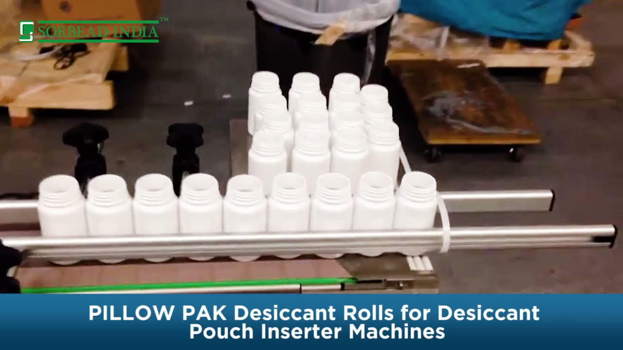 PILLOW PAK Desiccant Rolls for Desiccant Pouch Inserter Machines: