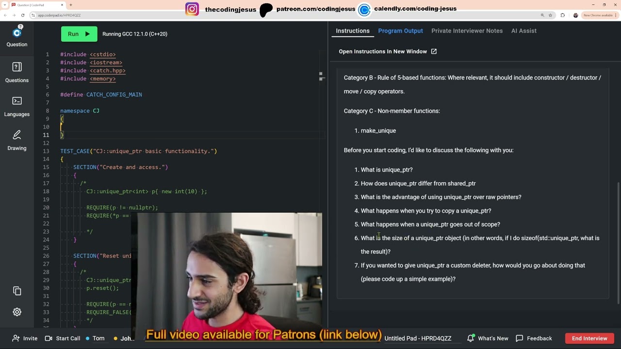 Mock Quant Dev Technical Interview #2 (John)