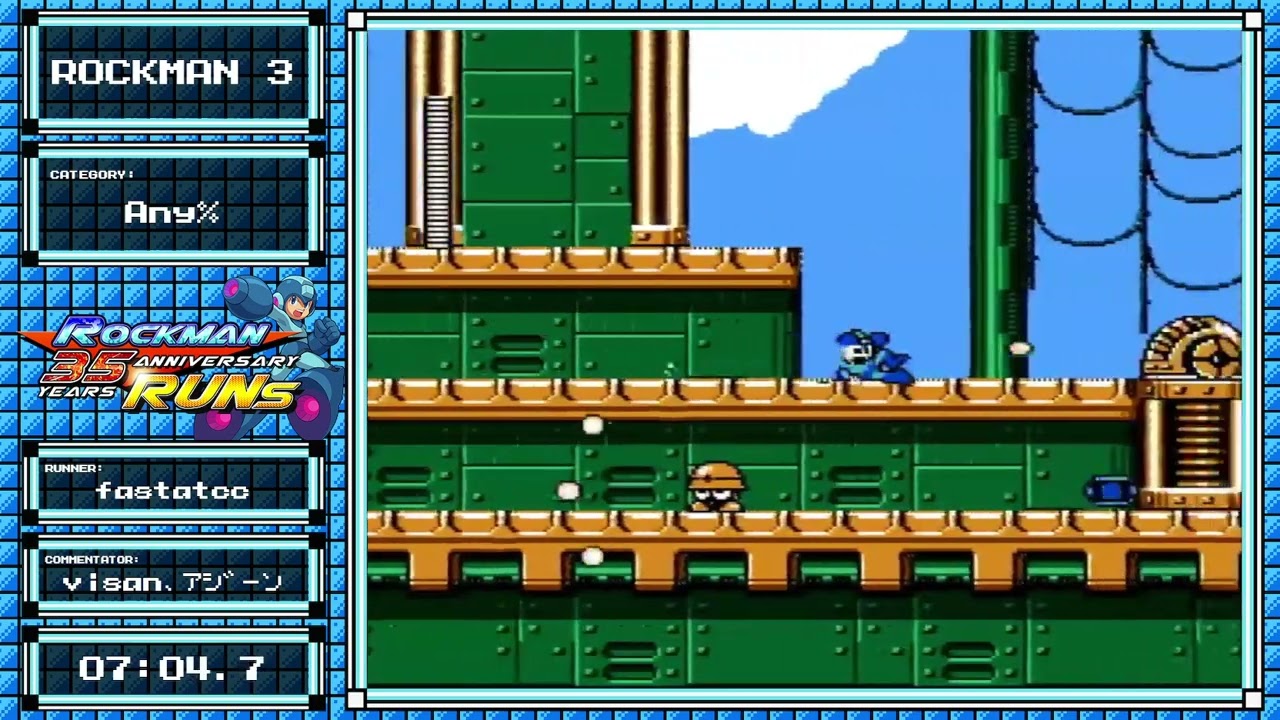 Rock Man 35year Anniversary Runs：ロックマン3 Dr.ワイリーの最期!?