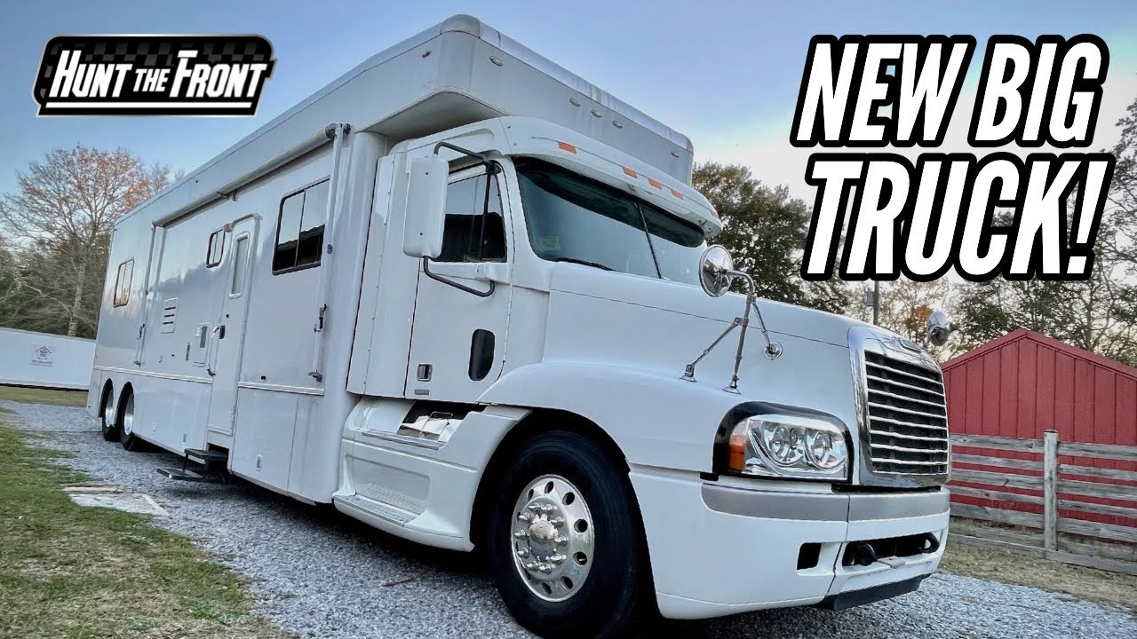 Our New Toterhome is Massive! Huge Race Car Hauler Acquired!