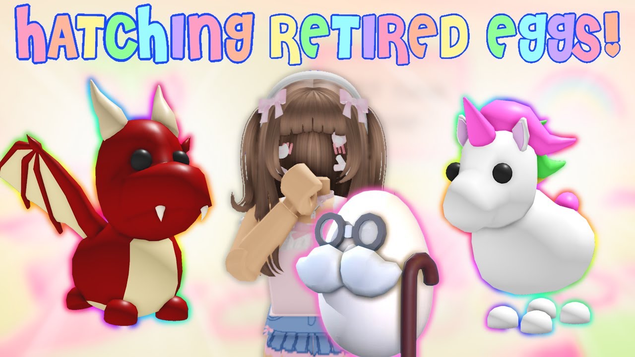 Hatching Retired Eggs! | Roblox Adopt Me | Riivv3r
