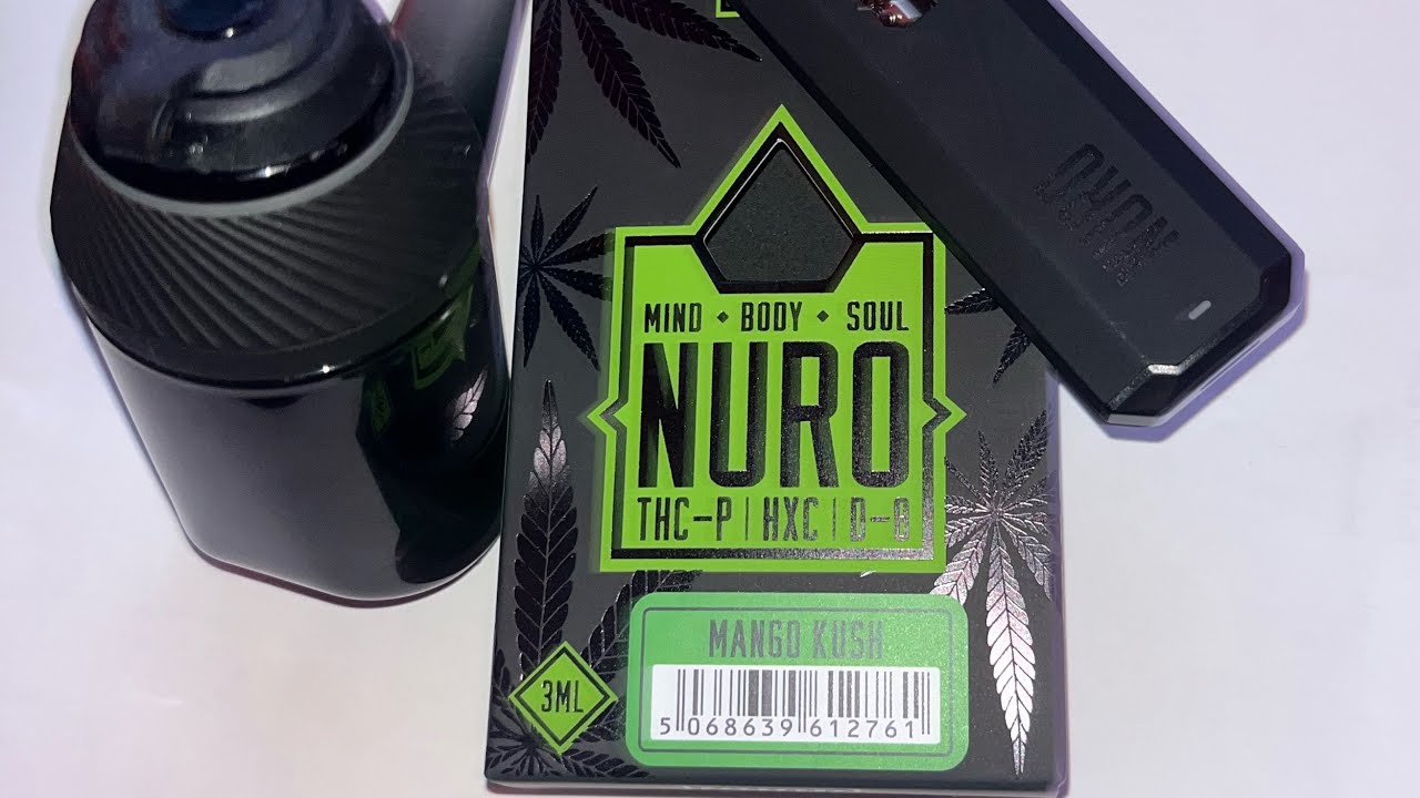 NURO THC-P HXC Delta-8 3 Gram Disposable (Mango Kush) Review