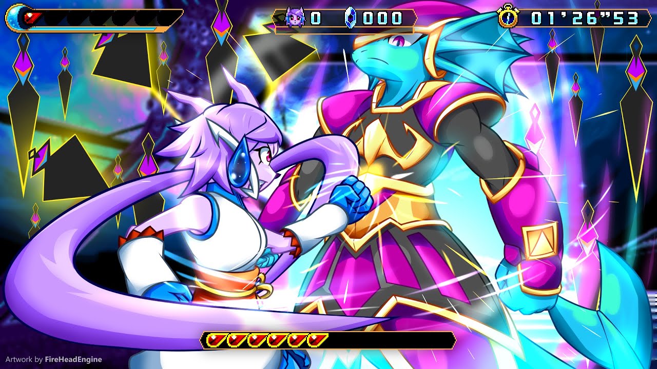 Freedom Planet 2 - Merga Rainbow S (NO DAMAGE) - Lilac